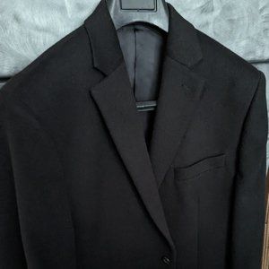 Ralph Lauren Black Camel  Hair Sports Jacket 46L